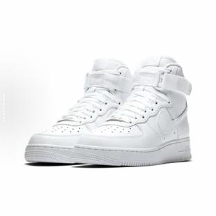Nike Air Force 1 空军一号 高帮 板鞋 女款 白334031-105