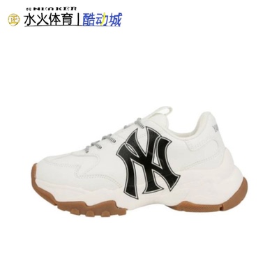 MLB新款NY厚底增高老爹鞋男女同款复古休闲鞋运动鞋32SHC6011-50L
