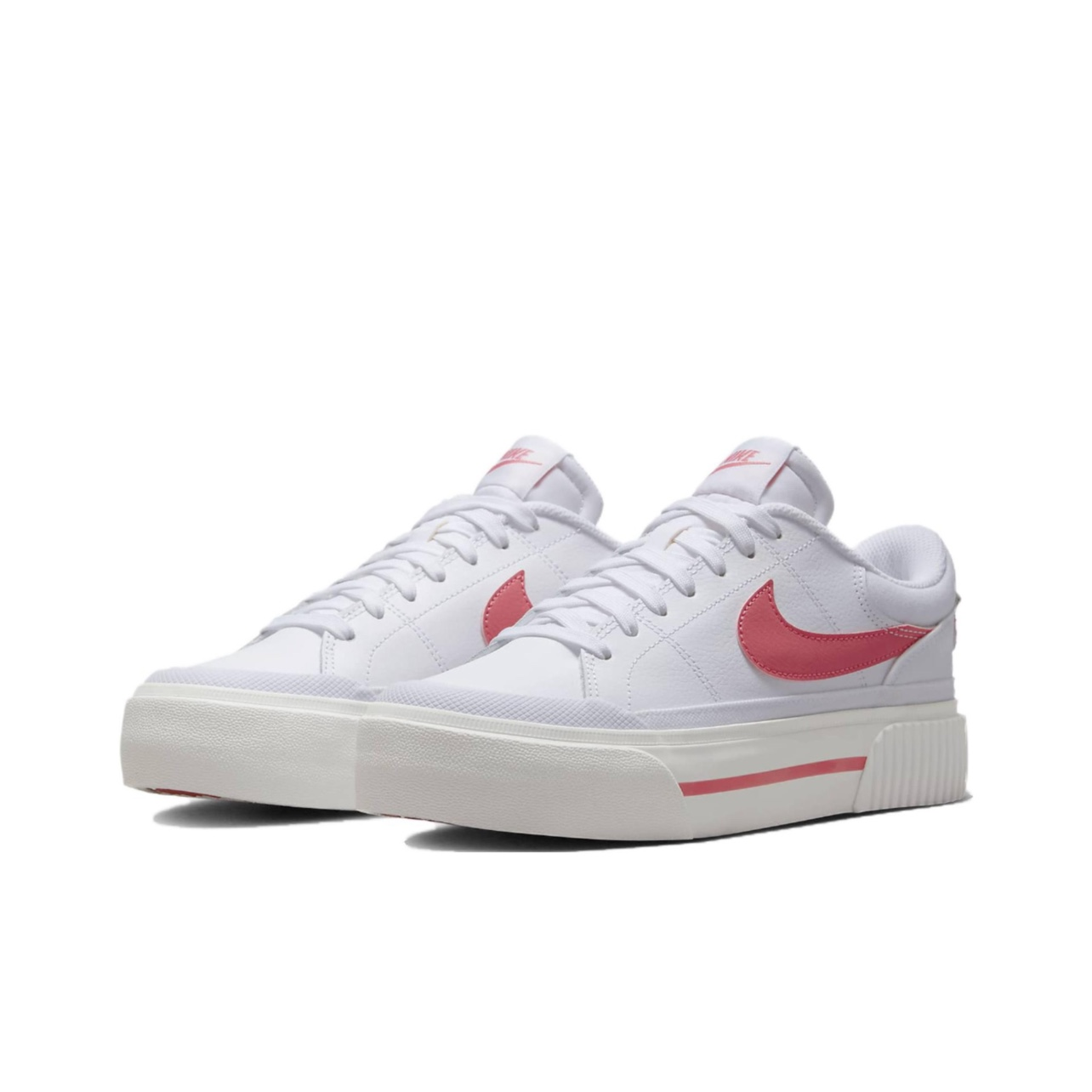 Nike Court Legacy Lift 皮革 舒适 防滑减震耐磨 低帮 板鞋 女款