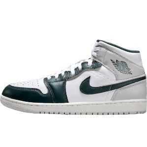 Jordan Air Jordan 1 MID SE 中帮 复古篮球鞋 男女同款 白绿色