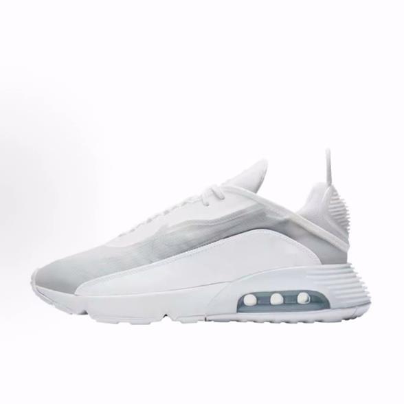 Nike Air Max 2090 复古 低帮 休闲跑步鞋 男女同款 纯白