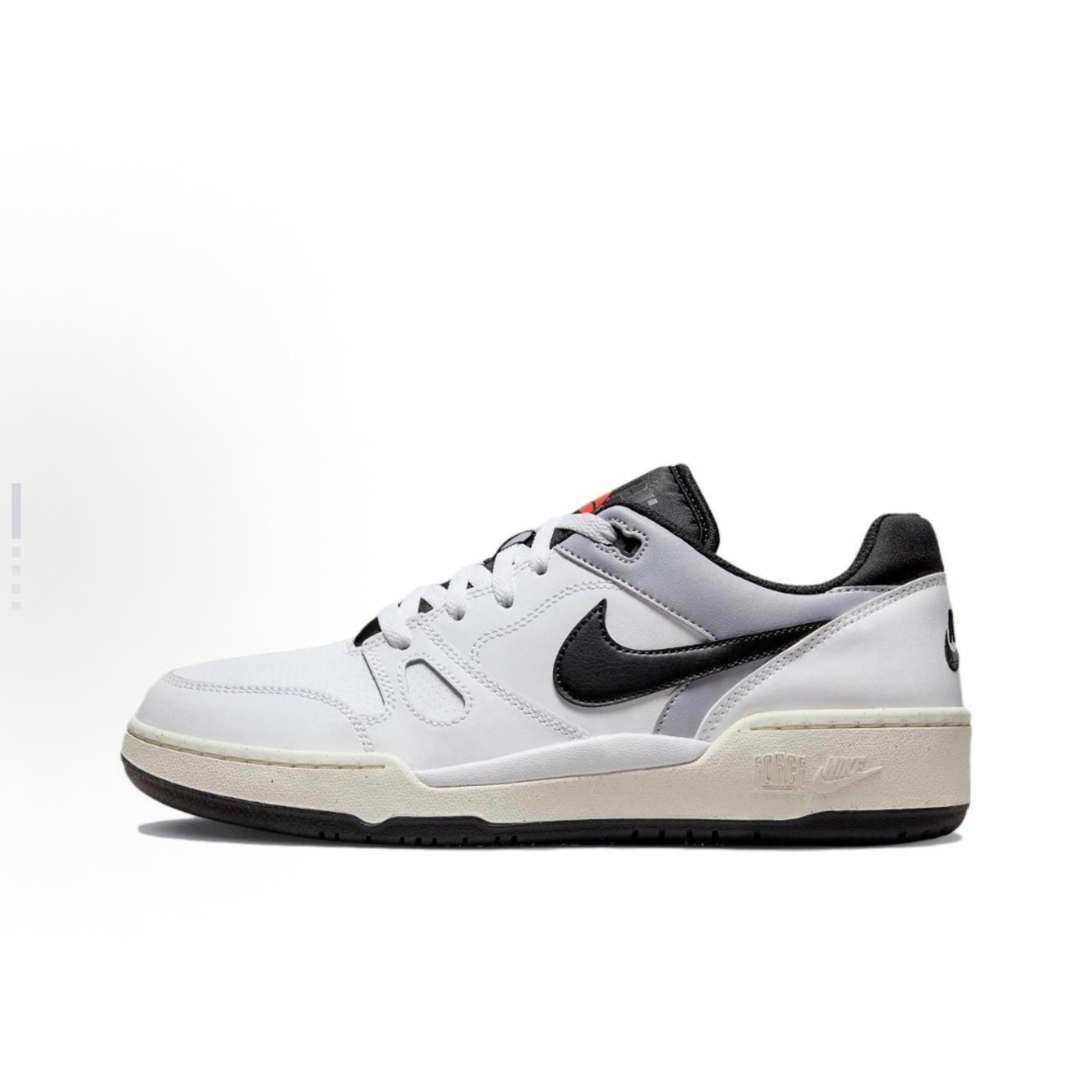 Nike Full Force Low 潮流舒适 低帮 板鞋 男款 白黑FB1362-101