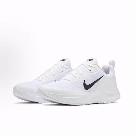 Nike Wearallday 运动舒适时尚 低帮 休闲跑步鞋 女款 白色