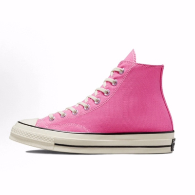 Converse高帮帆布鞋霓虹粉