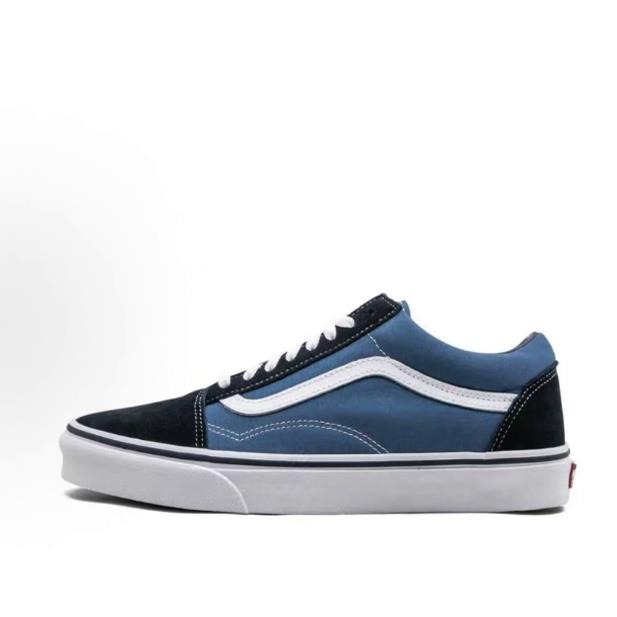 Vans Old Skool Navy 帆布 低帮 板鞋 男女同款