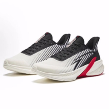 Anta安踏 城际 舒适休闲耐磨 低帮跑步鞋 男款 白黑