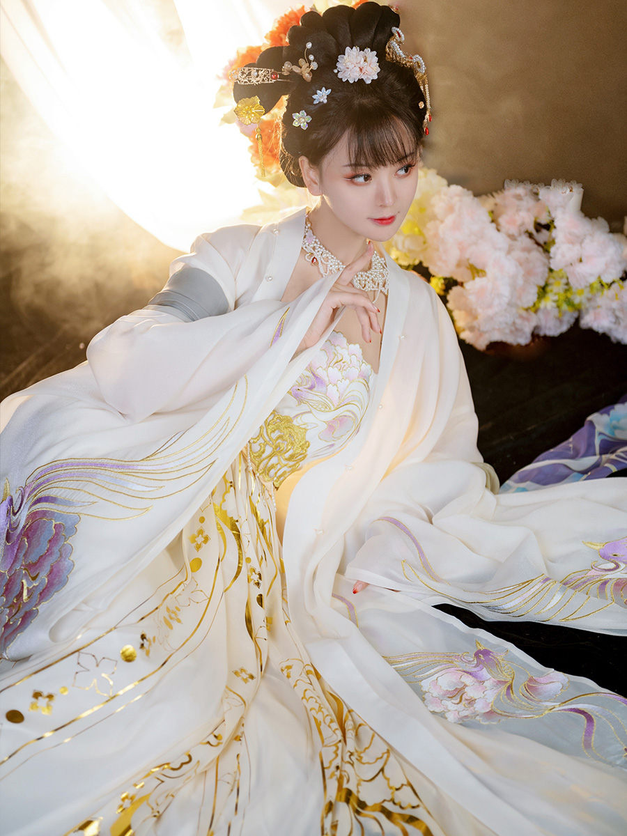 汉服女国风唐制大袖衫仙气夏装