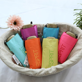 esprit创意五折伞太阳伞铅笔伞超轻强防紫外线晴雨口袋伞手机伞