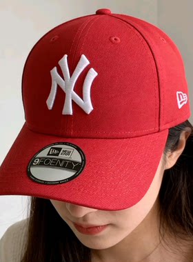 韩国 new era/纽亦华男用通用940硬顶经典大标NY棒球帽鸭舌帽