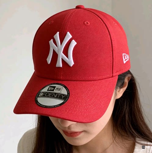 韩国正品 new era/纽亦华男用通用940硬顶经典大标NY棒球帽鸭舌帽