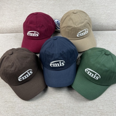 韩国专柜正品Emis明星同款ins风软顶刺绣男女情侣同款休闲棒球帽