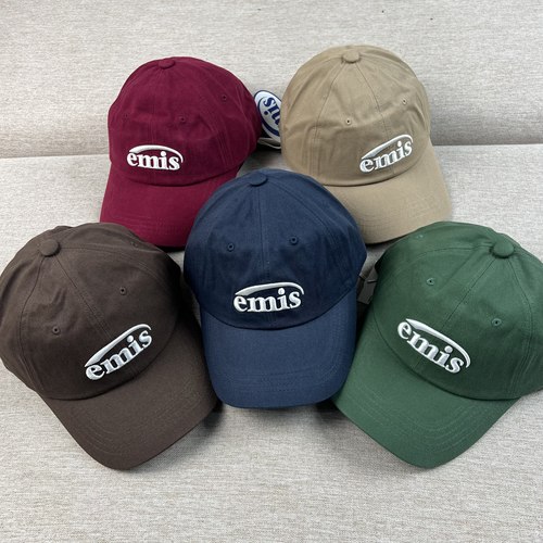 韩国专柜正品Emis明星同款ins风软顶刺绣男女情侣同款休闲棒球帽