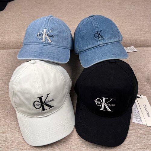 Calvin Klein/凯文克莱正品软顶男女款刺绣字母可调节防晒鸭舌帽