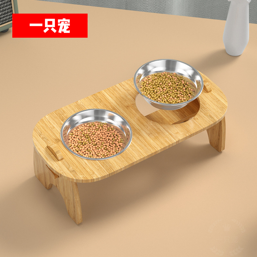 宠物狗盆猫碗陶瓷不锈钢碗防打翻