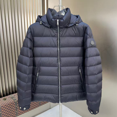 白鹅绒连帽男士羽绒服保暖外套