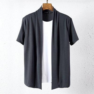 个性潮流透气假两件时尚休闲短袖