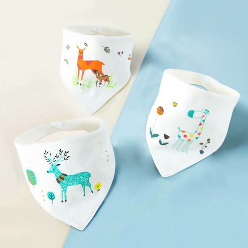 Двухэтажный шарф для новорожденных, слюнявчик, 5 шт