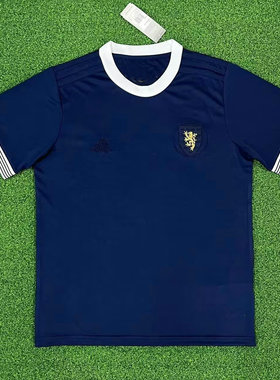 苏格兰150周年纪念版短袖足球服衣soccer Jersey football shirt