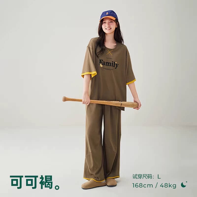 安之伴超柔软情侣雪花棉睡衣