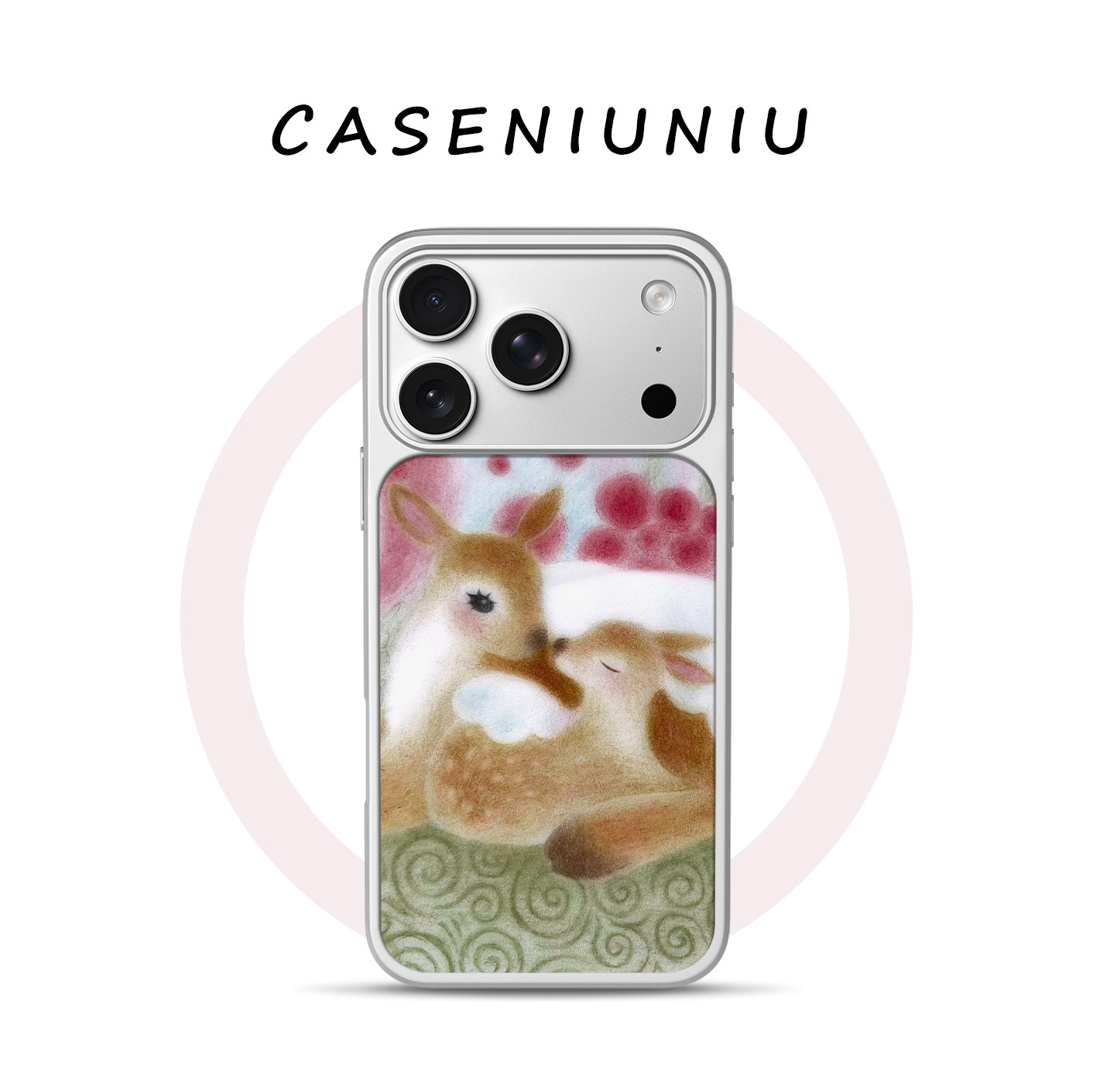 文艺复古麋鹿 适用苹果华为小米手机壳磁吸iPhone17promax新款16艺术15韩系ins风14不会撞壳13小众高级手机壳,3C数码配件,手机保护套/壳,淘宝优惠券,粉丝福利购,淘宝优惠卷