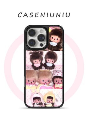 ins风韩系蒙奇奇 适用苹果华为小米手机壳磁吸iPhone17promax新款16卡通15可爱少女14小众13高级感手机壳防摔