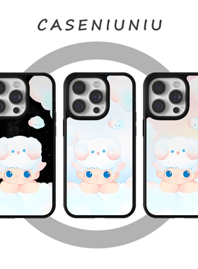 可爱DIMMO 适用苹果华为小米手机壳磨砂磁吸iPhone17promax新款16卡通15小众不撞款14创意13高级感手机壳防摔