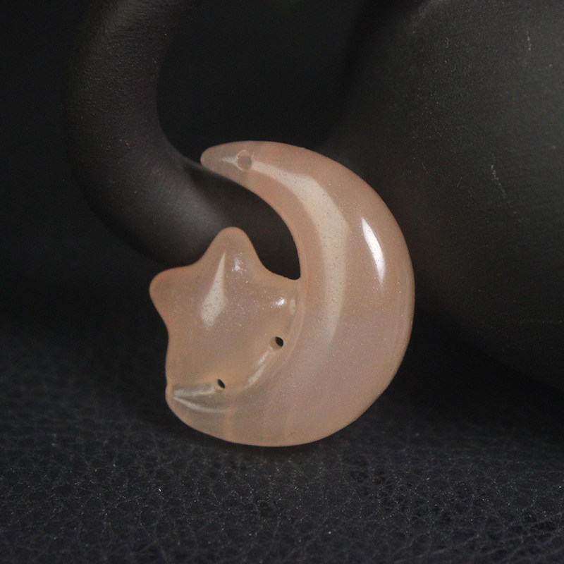 正品桂林鸡血玉贵妃料星月吊坠项链纯天然粉色玉石带证书时尚冰透,珠宝/钻石/翡翠,颈饰,淘宝优惠券,粉丝福利购,淘宝优惠卷