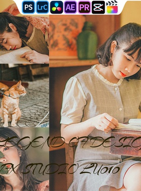 ROS203 富士胶片复古｜lr预设PR滤镜PS达芬奇LUTs达芬奇剪映FCP