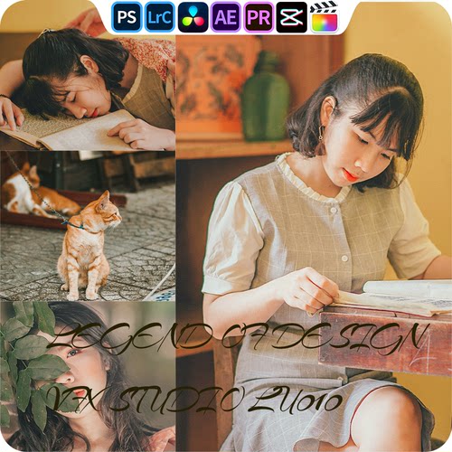 ROS203 富士胶片复古｜lr预设PR滤镜PS达芬奇LUTs达芬奇剪映FCP