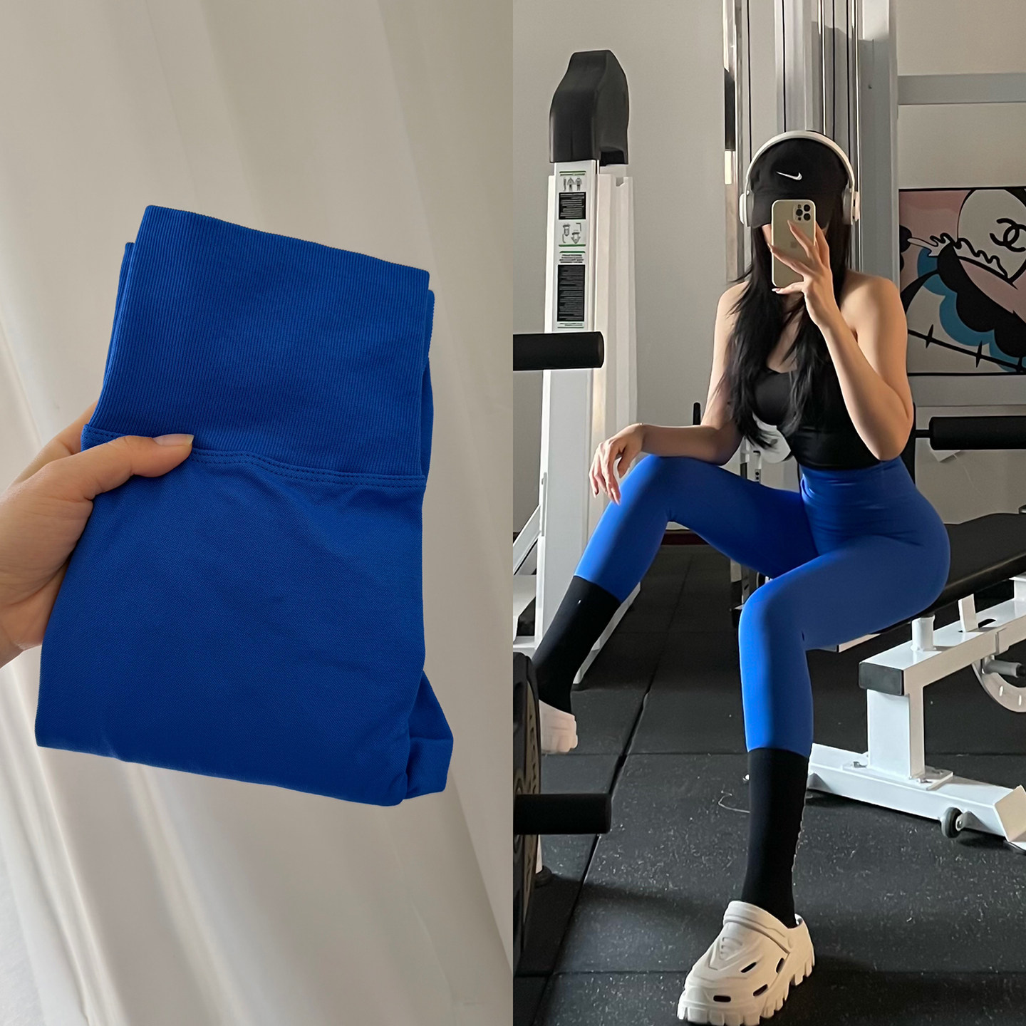 10色 高腰瑜伽裤无缝针织蜜桃提臀紧身健身裤无尴尬显臀运动裤,运动/瑜伽/健身/球迷用品,瑜伽长裤,淘宝优惠券,粉丝福利购,淘宝优惠卷