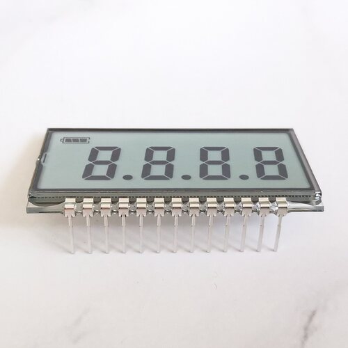 4位8字段式lcd液晶数码管带电量