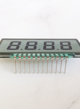 TN段码液晶屏4位段式LCD屏宽温液晶数码管QYT2977可用HT1621驱动