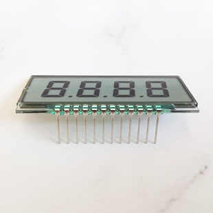 TN段码液晶屏4位段式LCD屏宽温液晶数码管QYT2977可用HT1621驱动