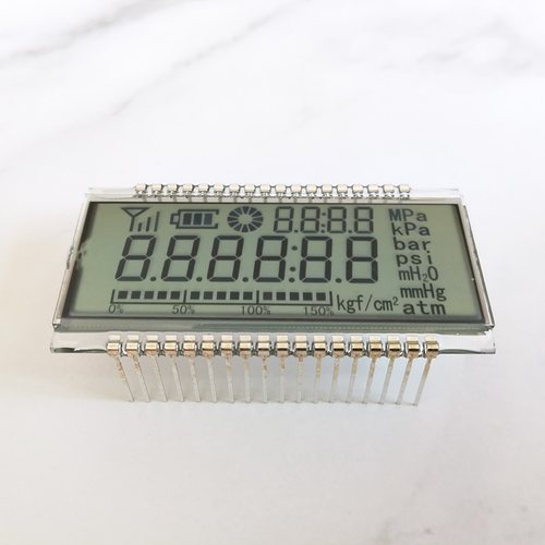 液晶显示屏双排8字段码lcd压力