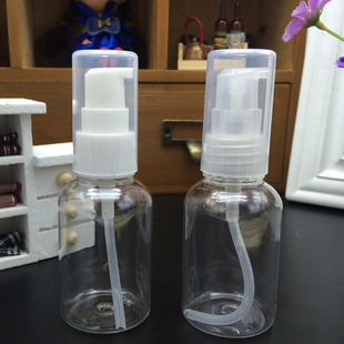 满包邮 批发30ml按压式洗手液乳液分装瓶50ml透明挤压小空瓶100ml