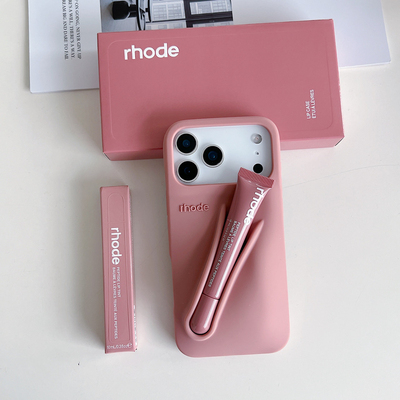 rhode同款海莉口红唇膏适用iPhone17promax手机壳防摔新潮保护套