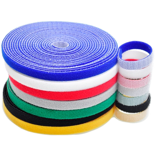 不抓毛魔术贴毛面高档尼龙双面儿童衣服鞋子粘扣带无胶射出钩勾面