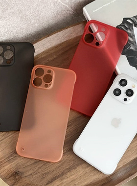 适用小米红米note 13/12/11/10/9手机壳新款Turbo磨砂透明无边框pro高级感超薄防摔男note11t简约女硬壳散热+