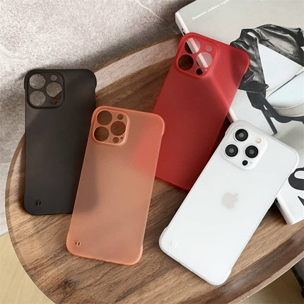 适用小米红米note 13/12/11/10/9手机壳新款Turbo磨砂透明无边框pro高级感超薄防摔男note11t简约女硬壳散热+