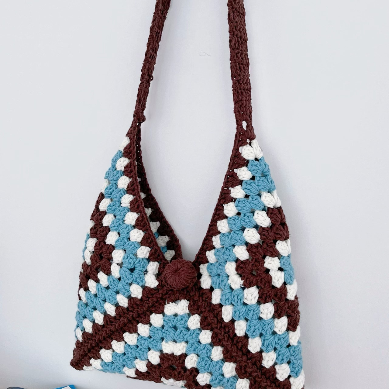 六织织Luckiki祖母格包包钩针编织材料包手织diy 非成品