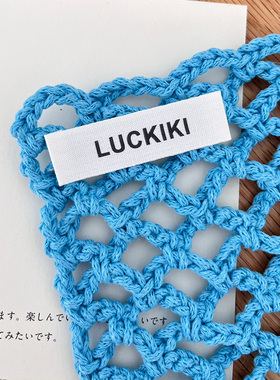 六织织LUCKiKi包包定制小布标1枚