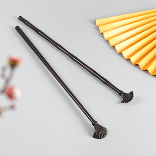 挠钱贝壳式痒痒挠紫光檀木老头乐乌木挠痒痒耙子创意家居抓痒痒筢