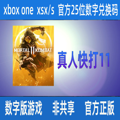 真人快打11 Xbox One/XSX|S/PC官网25位数字兑换码激活码