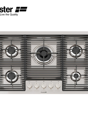 Foster 意大利进口厨房电器 Milanello 嵌入式五眼燃气灶 7682000