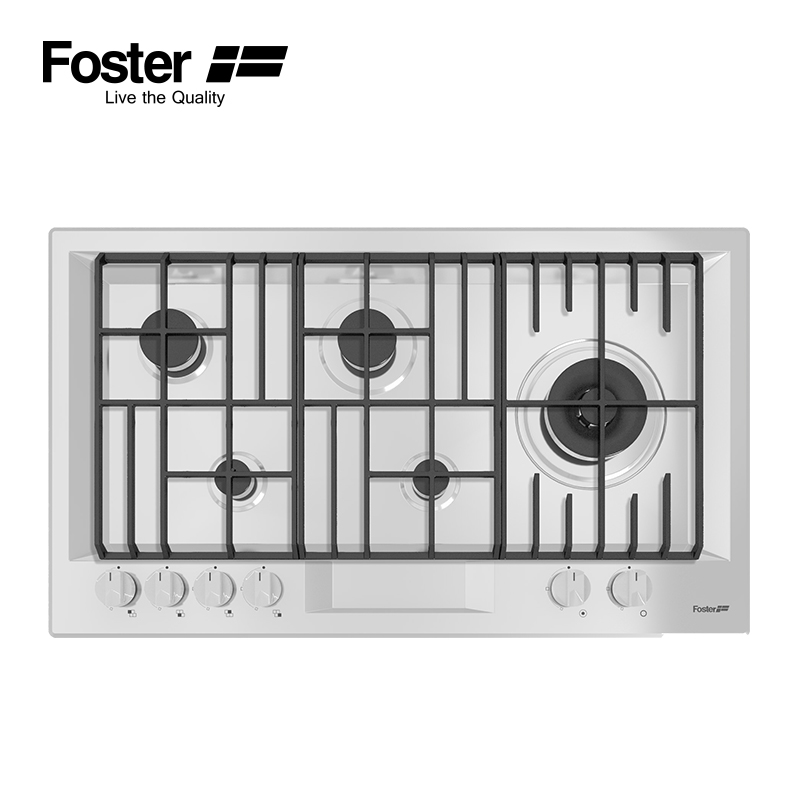 Foster 意大利进口厨房电器 嵌入式五眼燃气灶 7201032