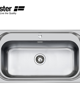 Foster意大利进口单槽水槽S1000系列台上不锈钢水盆 1180150