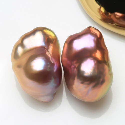 天然淡水珍珠牛油果炫巴配对清仓