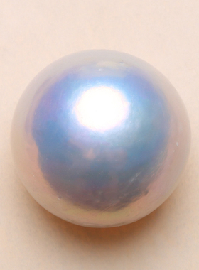 AAA14-16MM爱迪生正圆珠面珠天然裸珠淡水珍珠强光大白定制BFI