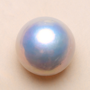 AAA14-16MM爱迪生正圆珠面珠天然裸珠淡水珍珠强光大白定制BFI