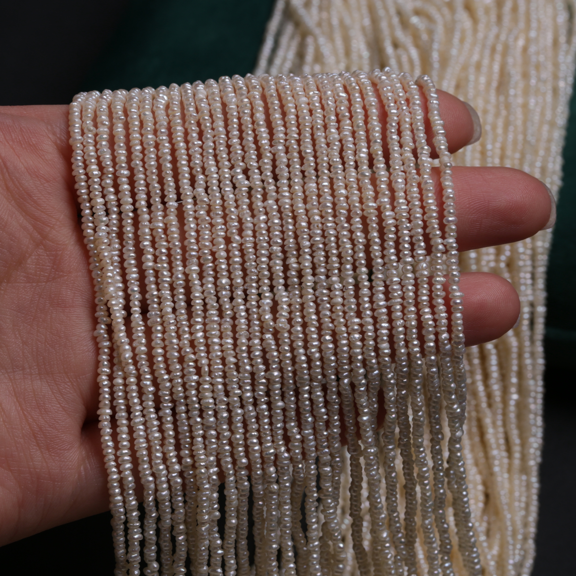 2MM淡水凯西极细keshi链条半成品